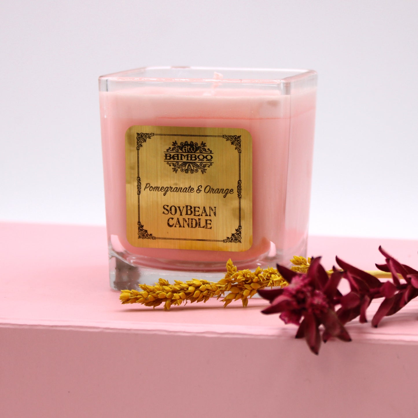 Pomegranate & Orange Soy Jar Candle