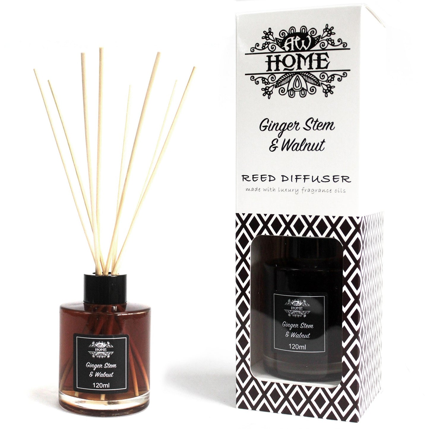 120ml Ginger Stem & Walnut Reed Diffuser