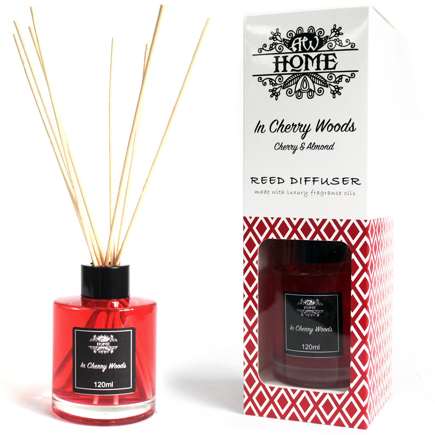 120ml In Cherry Woods Reed Diffuser