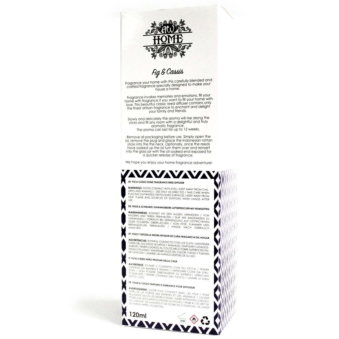 120ml Fig & Cassis Reed Diffuser