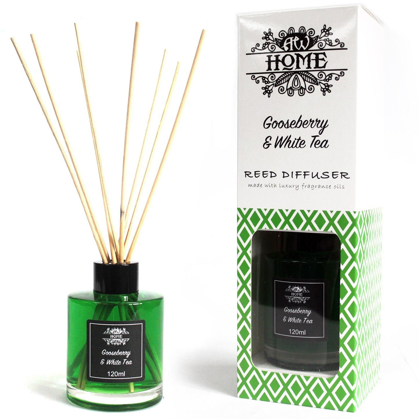 120ml Gooseberry & White Tea Reed Diffuser
