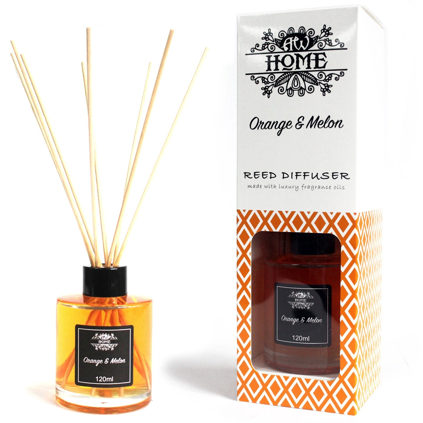 120ml Orange & Melon Reed Diffuser