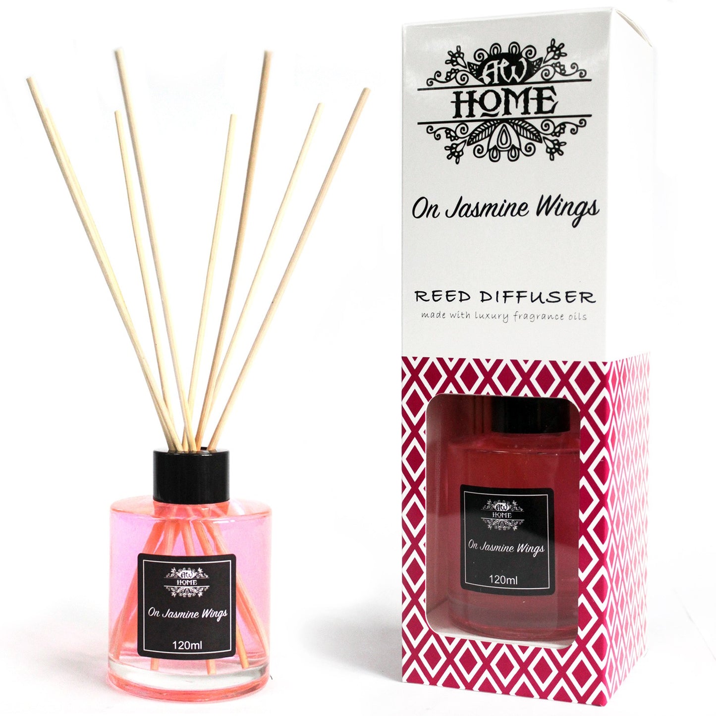 120ml On Jasmine Wings Reed Diffuser