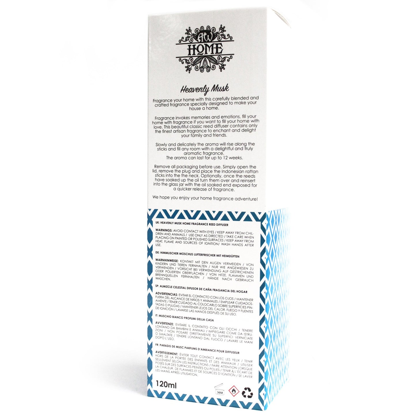 120ml Heavenly Musk Reed Diffuser