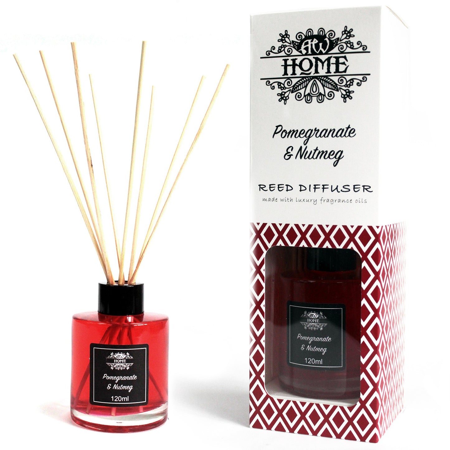 120ml Pomegranate & Nutmeg Reed Diffuser