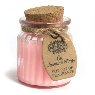 On Jasmine Wings Soy Pot Candle x2